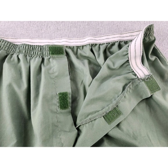 Other - Vintage Cotton Poly Blend Pajama Bottoms Shorts Lightweight Green PJs Mens Large